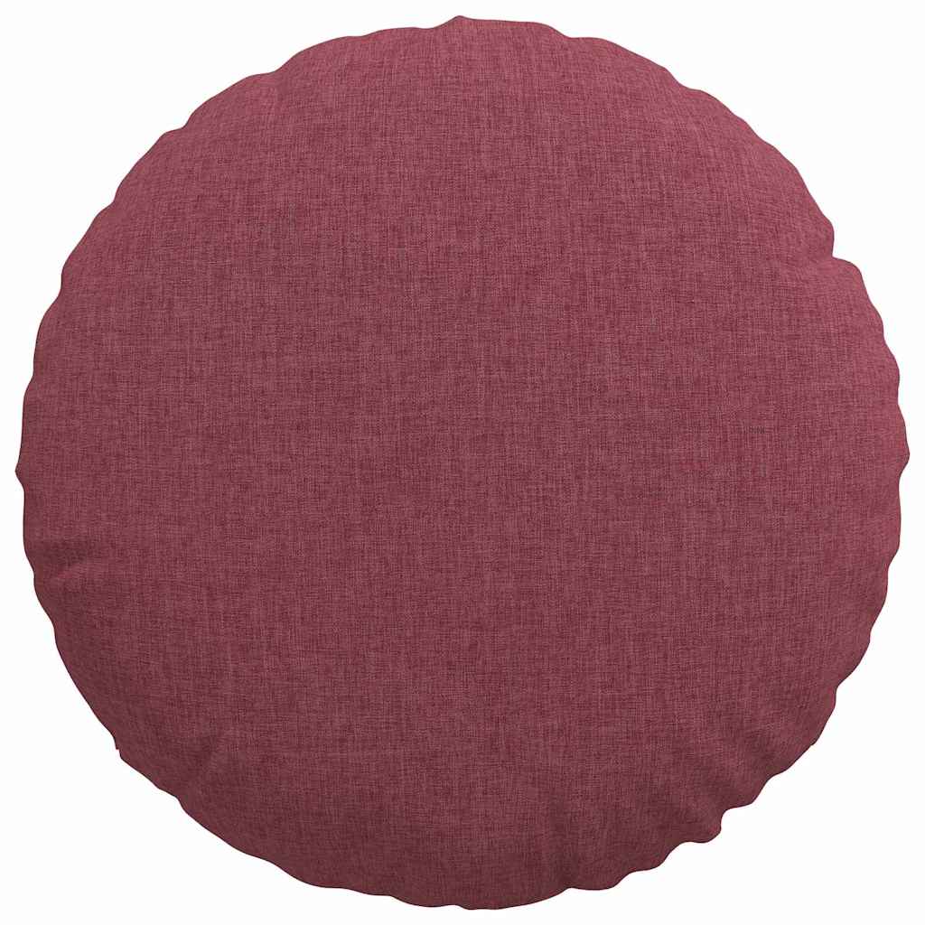 Sitzkissen 2 pcs Weinrot Ø40 x 13 cm Stoff