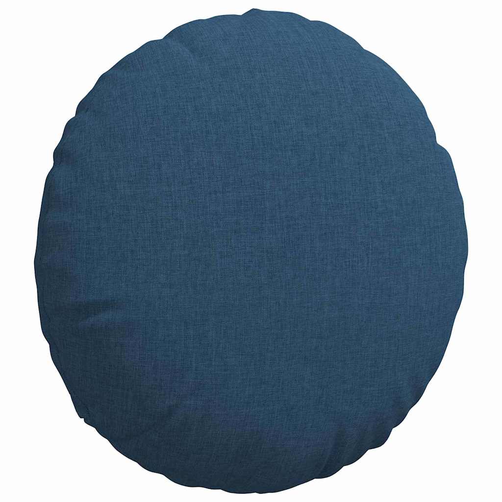 Sitzkissen 2 pcs Blau Ø40 x 13 cm Stoff