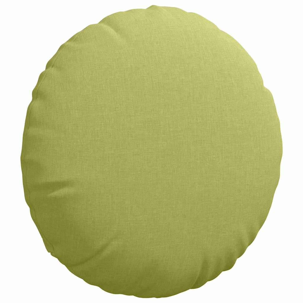 Sitzkissen 2 pcs Hellgrün Ø40 x 13 cm Stoff