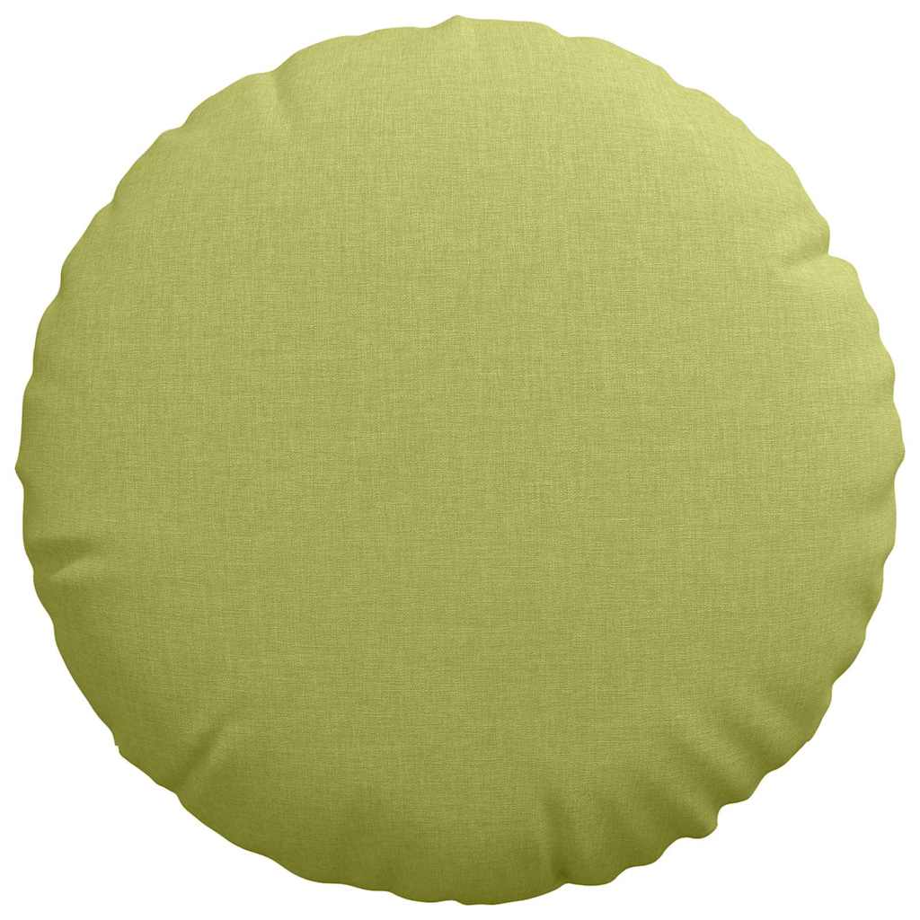 Sitzkissen 2 pcs Hellgrün Ø40 x 13 cm Stoff