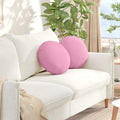Sitzkissen 2 pcs Rosa Ø40 x 13 cm Stoff