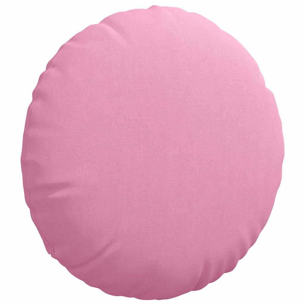 Sitzkissen 2 pcs Rosa Ø40 x 13 cm Stoff