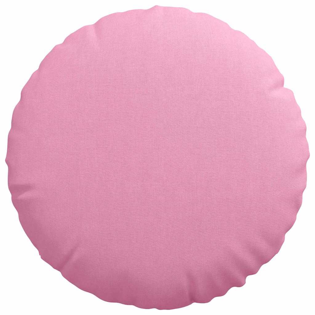 Sitzkissen 2 pcs Rosa Ø40 x 13 cm Stoff