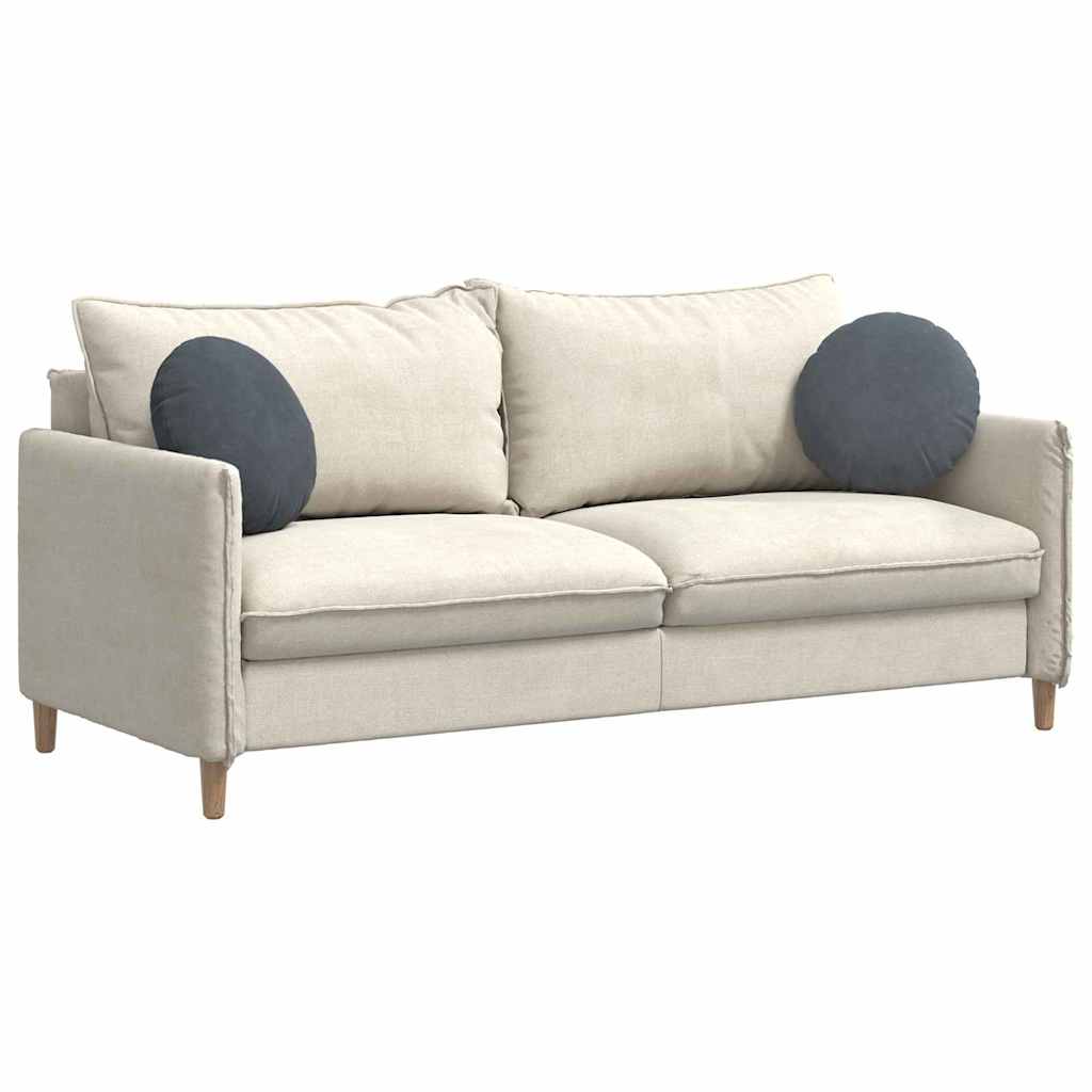 Sitzkissen 2 Stück Dunkelgrau Ø 40 x 13 cm Samt