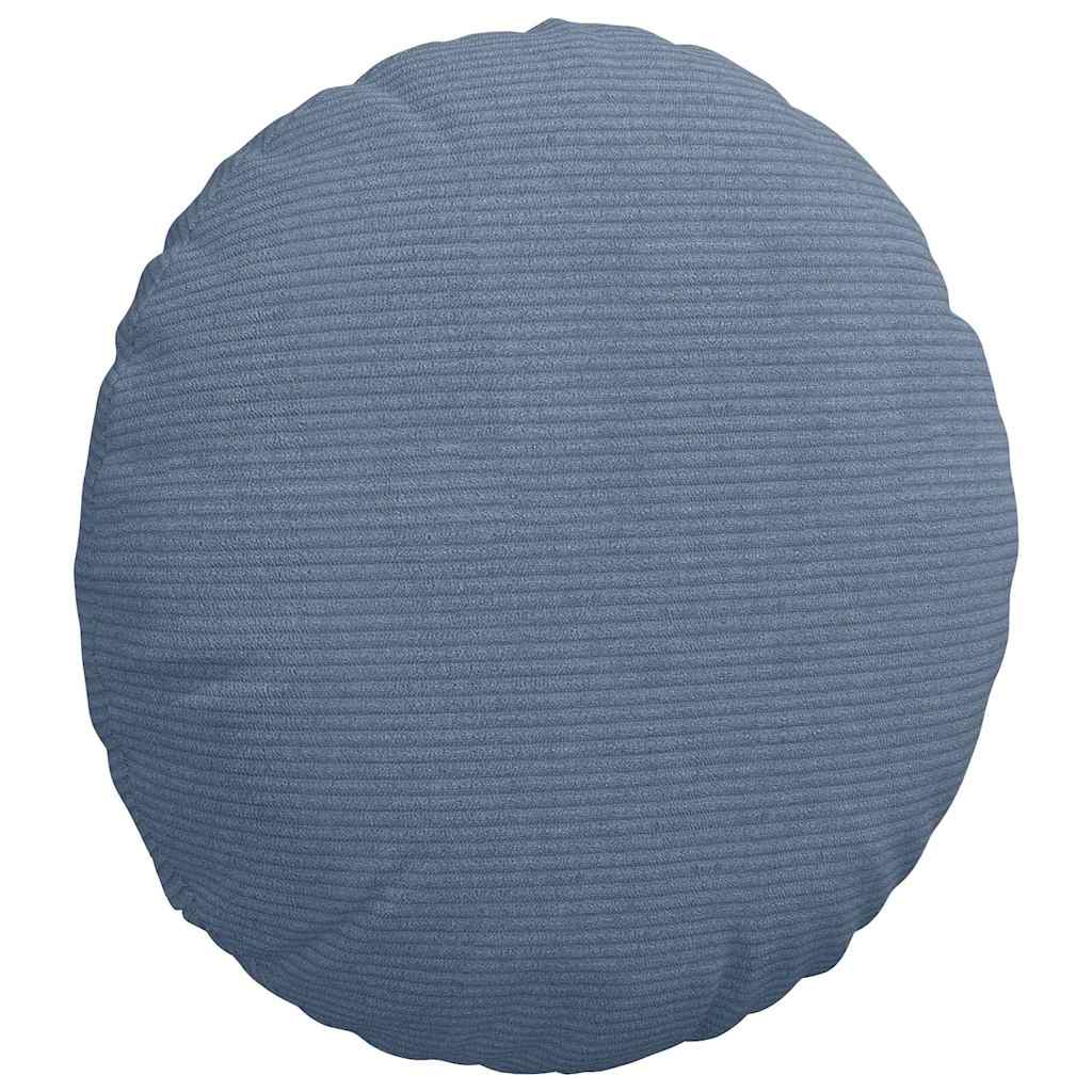 Sitzkissen 2 pcs Blau Ø 40 cm Cordstoff