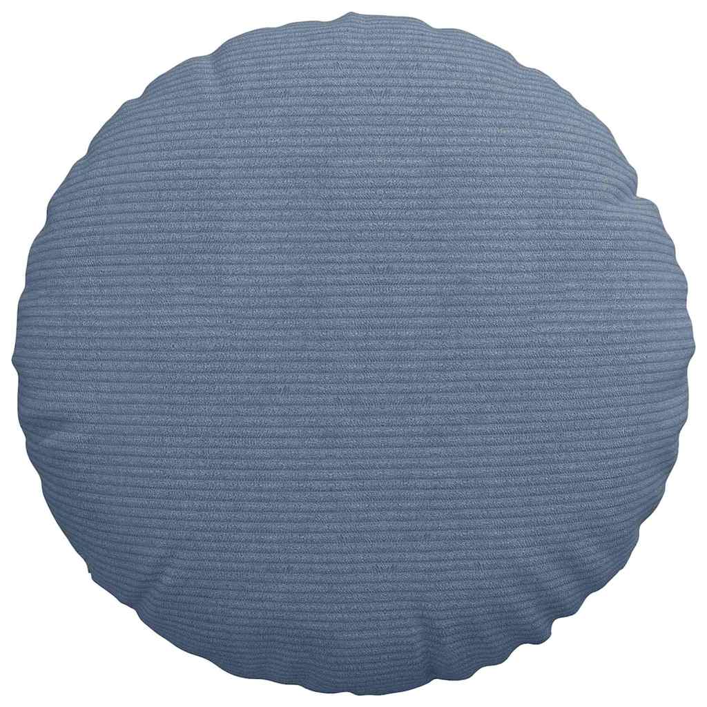 Sitzkissen 2 pcs Blau Ø 40 cm Cordstoff