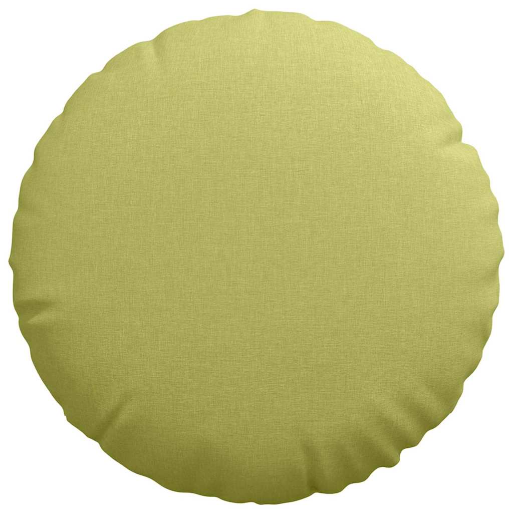 Sitzkissen 2 pcs Hellgrün Ø50 x 19 cm Stoff