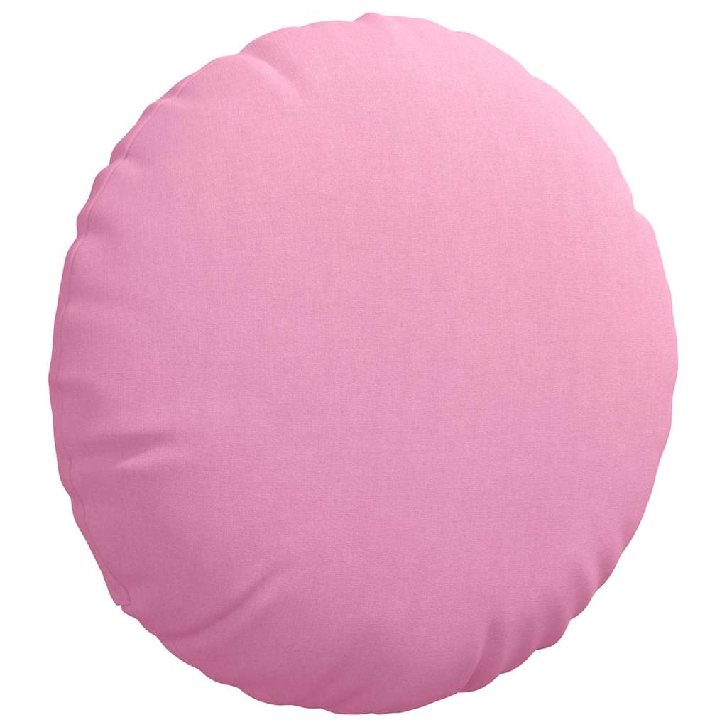 Sitzkissen 2 pcs Rosa Ø50 x 19 cm Stoff