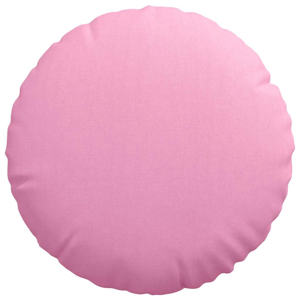 Sitzkissen 2 pcs Rosa Ø50 x 19 cm Stoff
