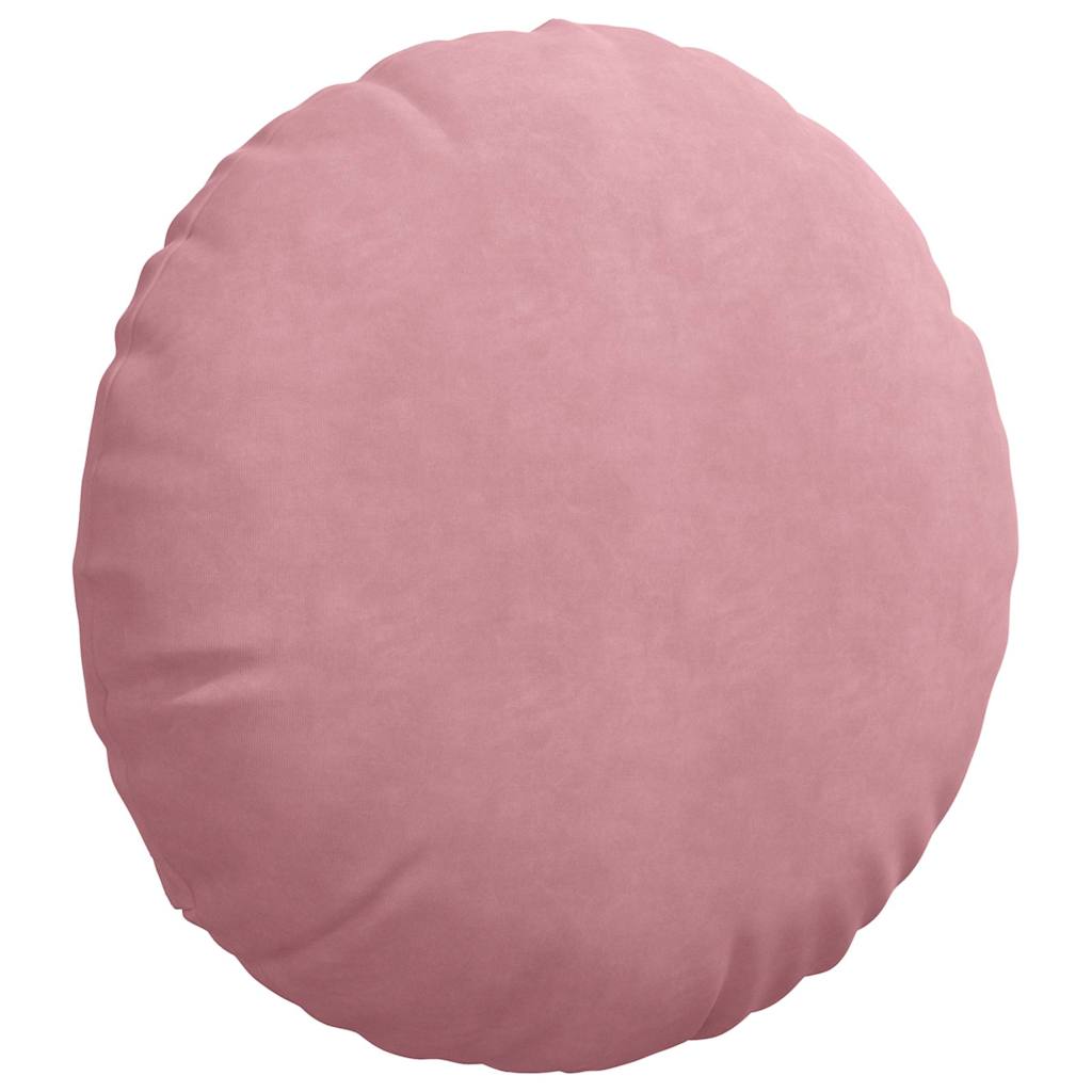 Sitzkissen 2 pcs Rosa Ø50 x 19 cm Samt