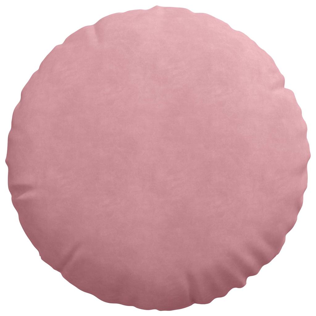 Sitzkissen 2 pcs Rosa Ø50 x 19 cm Samt
