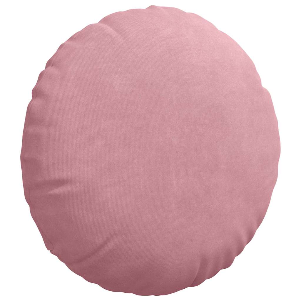 Sitzkissen 2 pcs Rosa Ø60 x 21 cm Samt