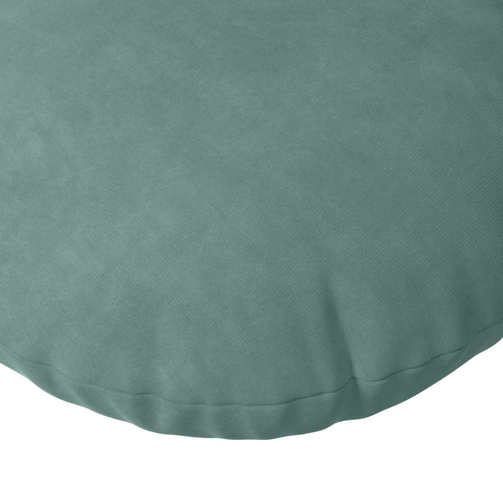 Sitzkissen 2 pcs Meergrün Ø60 x 21 cm Samt