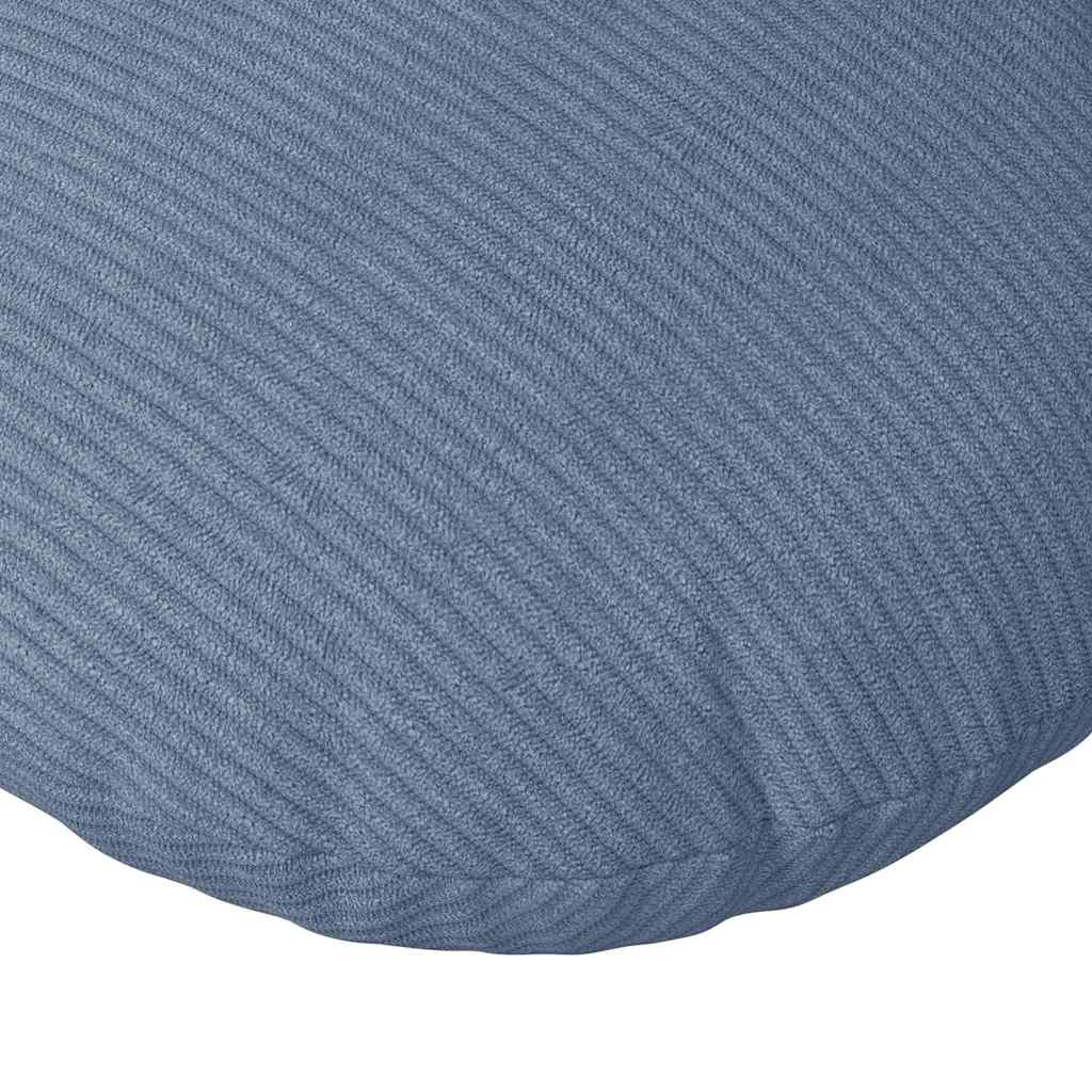 Sitzkissen 2 pcs Blau Ø60 x 21 cm Cordstoff