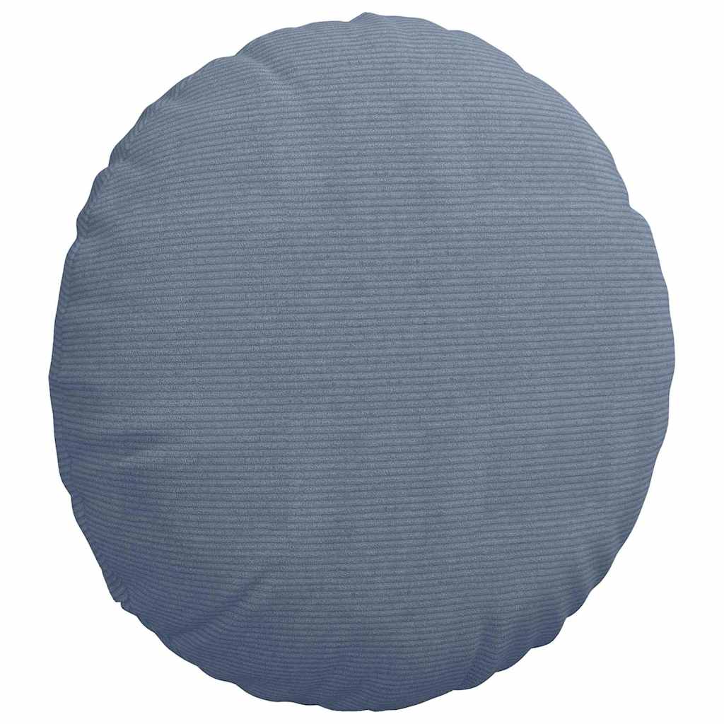 Sitzkissen 2 pcs Blau Ø60 x 21 cm Cordstoff