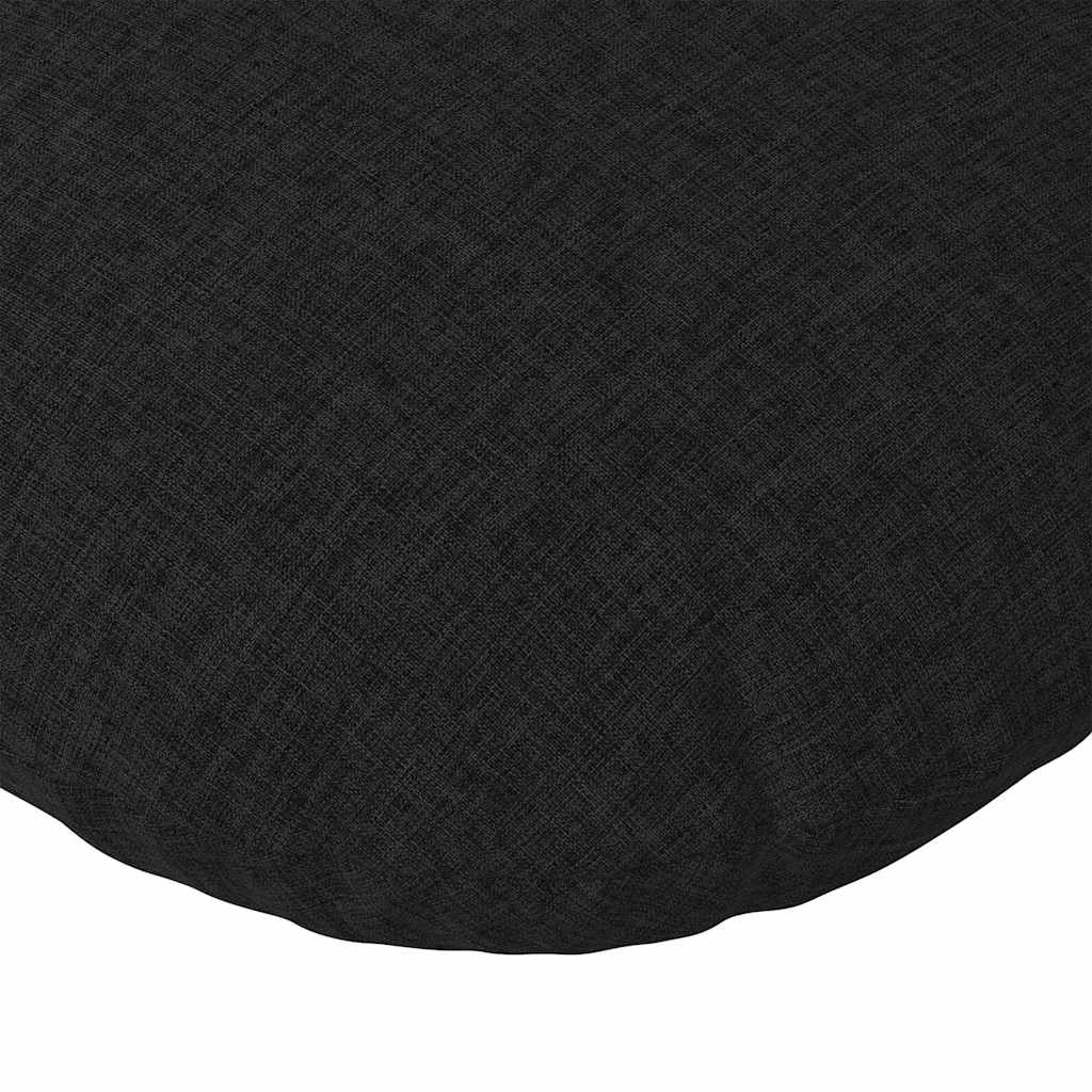 Sitzkissen 2 pcs Schwarz Ø80 x 29 cm Stoff