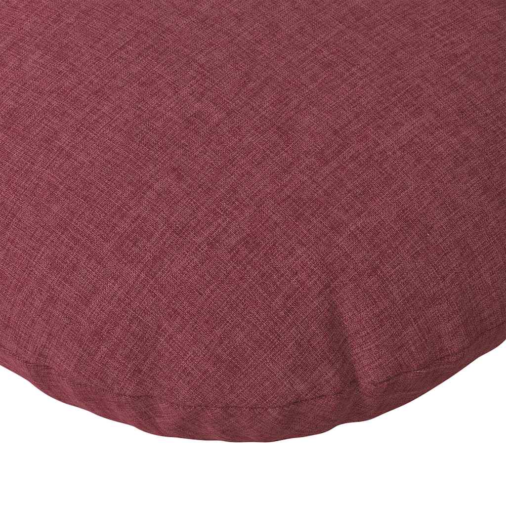 Sitzkissen 2 pcs Weinrot Ø80 x 29 cm Stoff