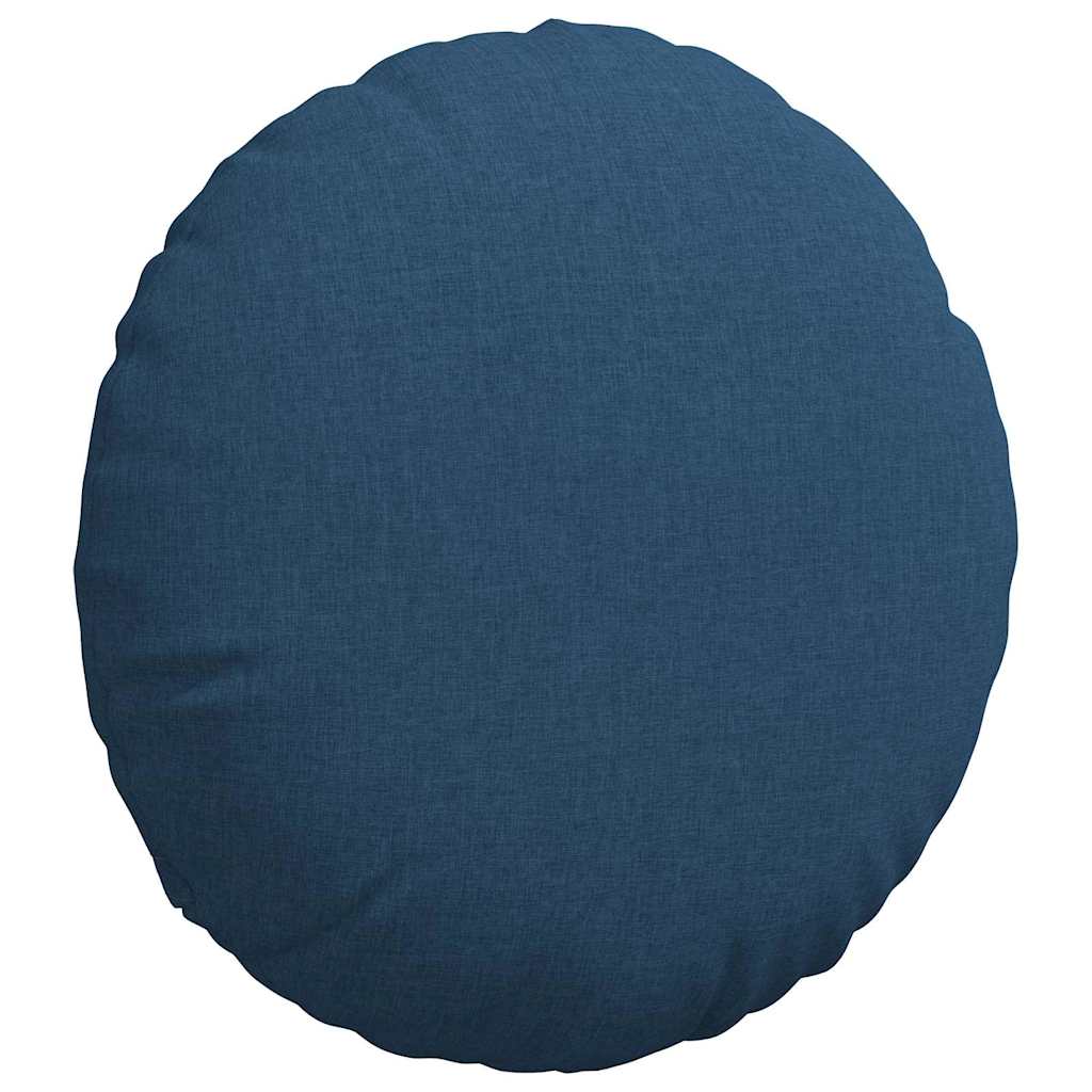 Sitzkissen 2 pcs Blau Ø80 x 29 cm Stoff