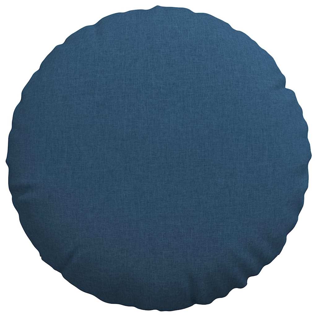 Sitzkissen 2 pcs Blau Ø80 x 29 cm Stoff