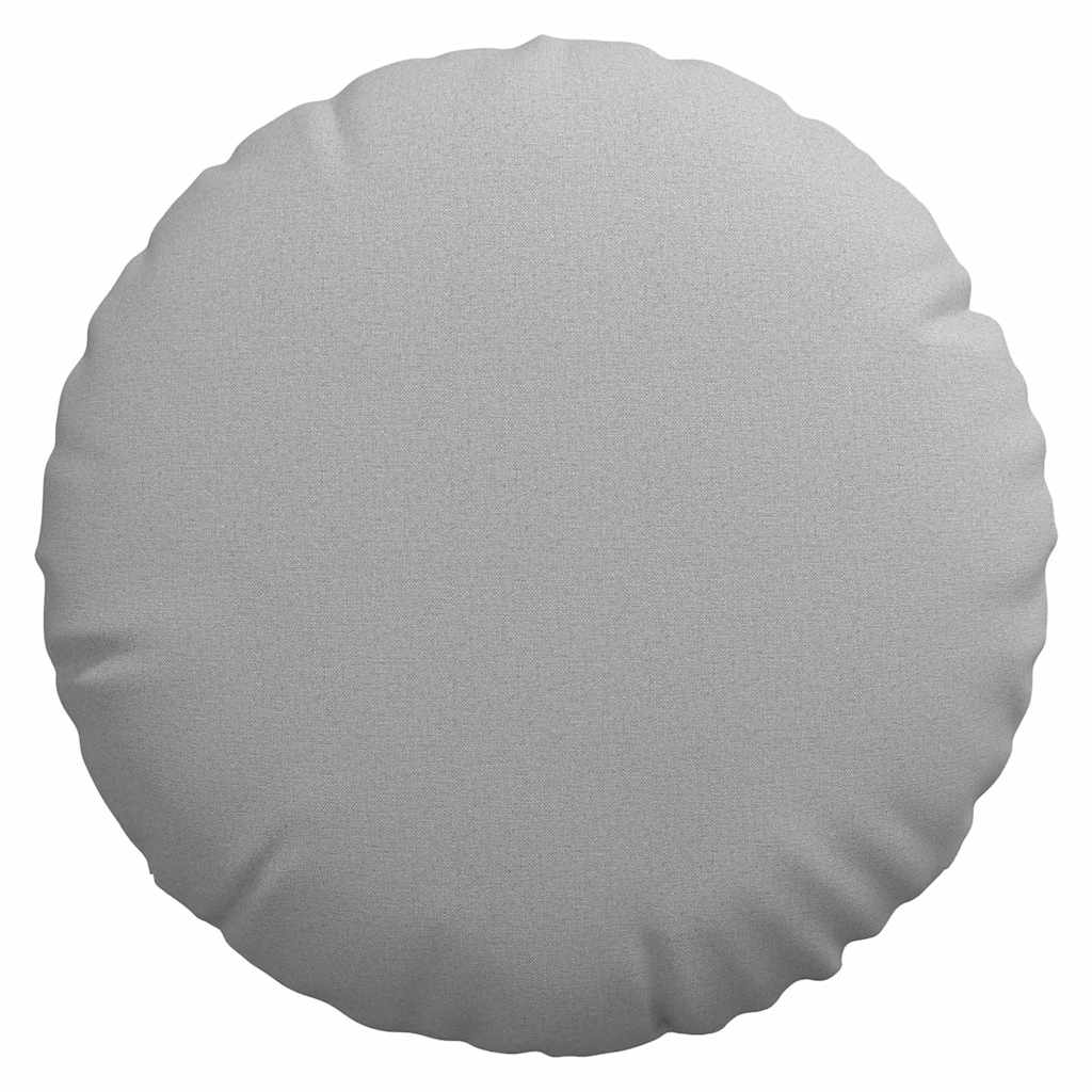 Sitzkissen 2 pcs Wolkengrau Ø80 x 29 cm Stoff