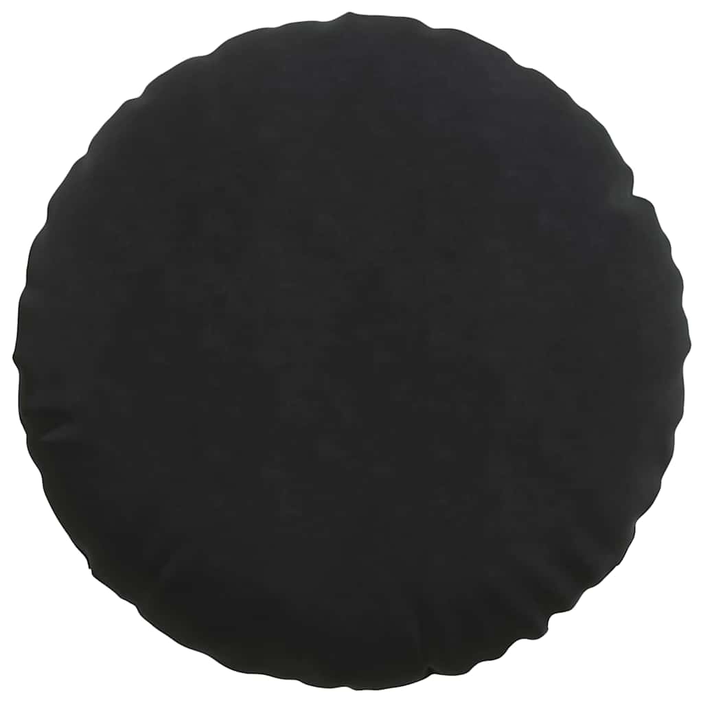 Sitzkissen 2 pcs Schwarz Ø 80 x 29 cm Samt