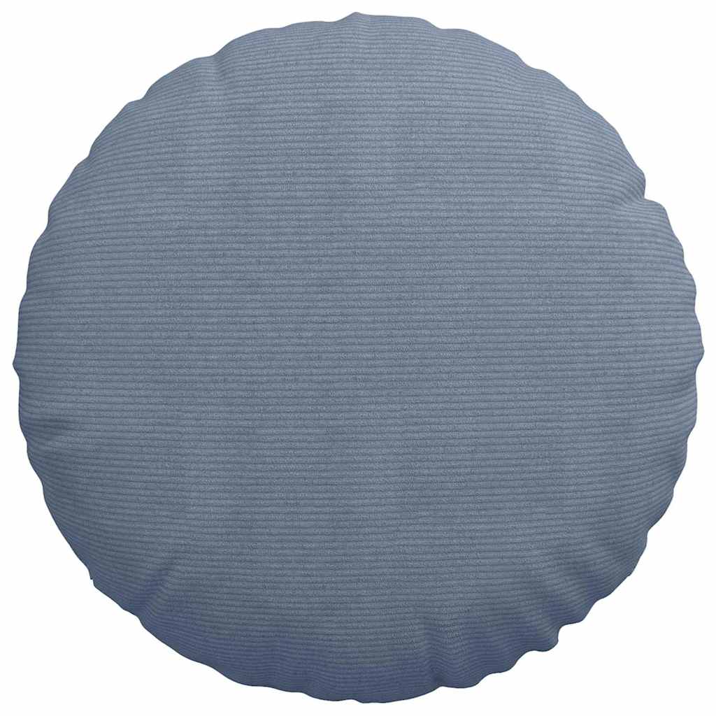 Sitzkissen 2 pcs Blau Ø 80 cm Cordstoff