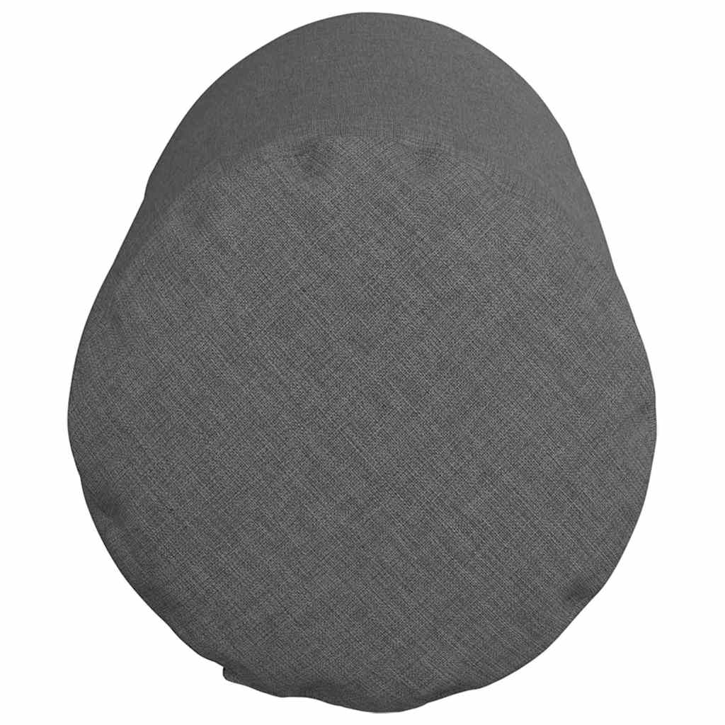 Bolsterkissen 2 Stück Dunkelgrau Ø 15 x 40 cm Stoff