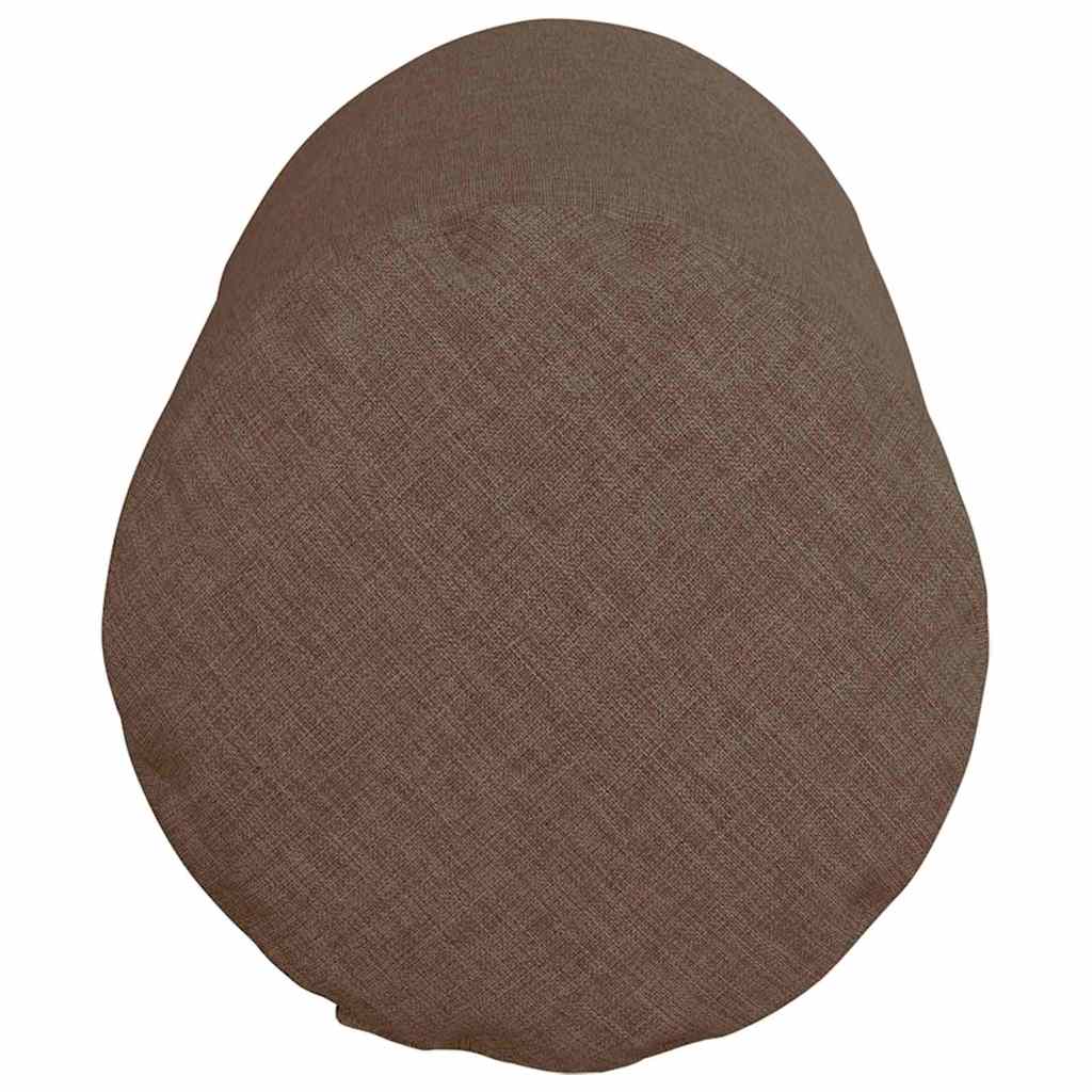 Bolsterkissen 2 Stück Braun Ø 15 x 40 cm Stoff