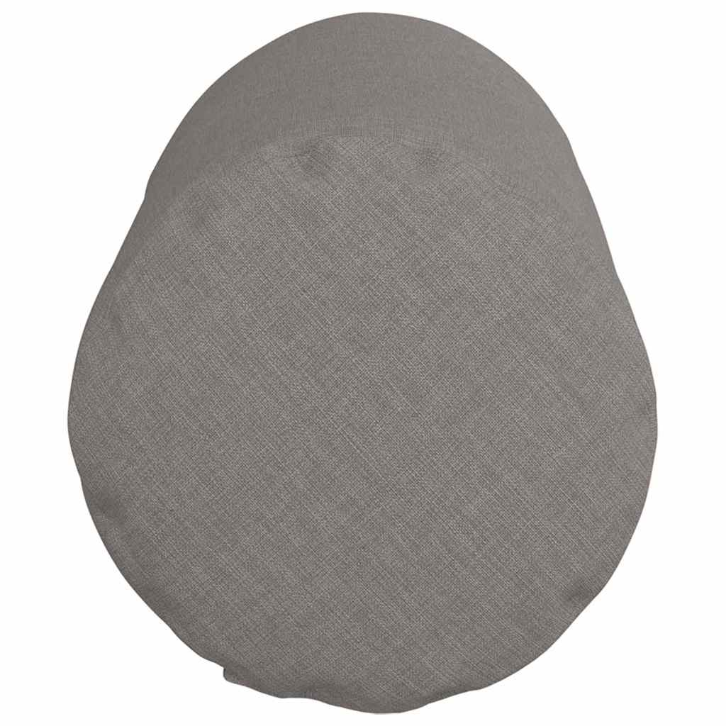 Bolsterkissen 2 Stück Taupe Ø 15 x 40 cm Stoff