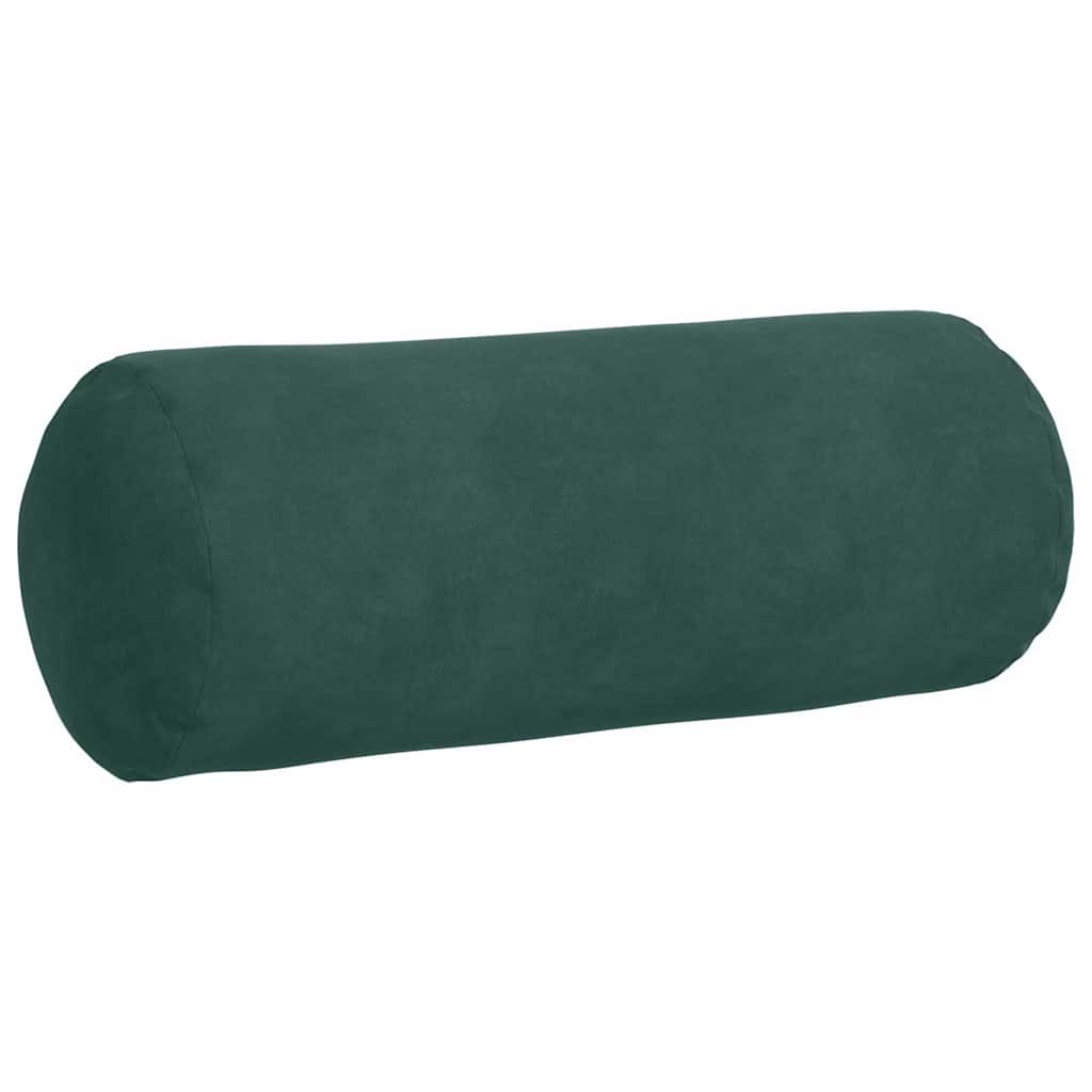 Bolsterkissen 2 Stück Dunkelgrün Ø 15 x 40 cm Cordstoff