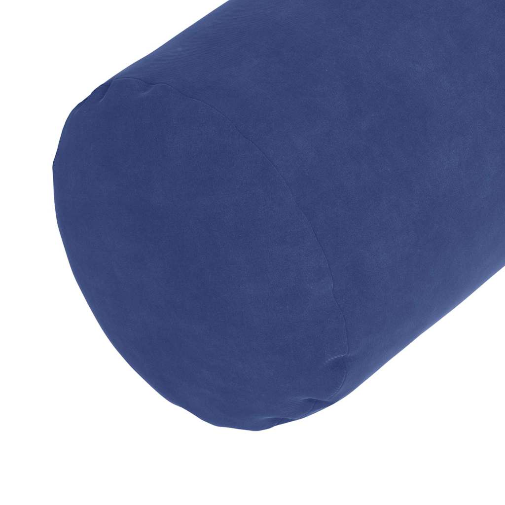 Bolsterkissen 2 Stück Polizeiblau Ø 15 x 40 cm Cordstoff