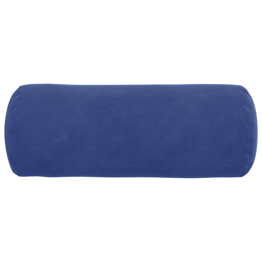 Bolsterkissen 2 Stück Polizeiblau Ø 15 x 40 cm Cordstoff