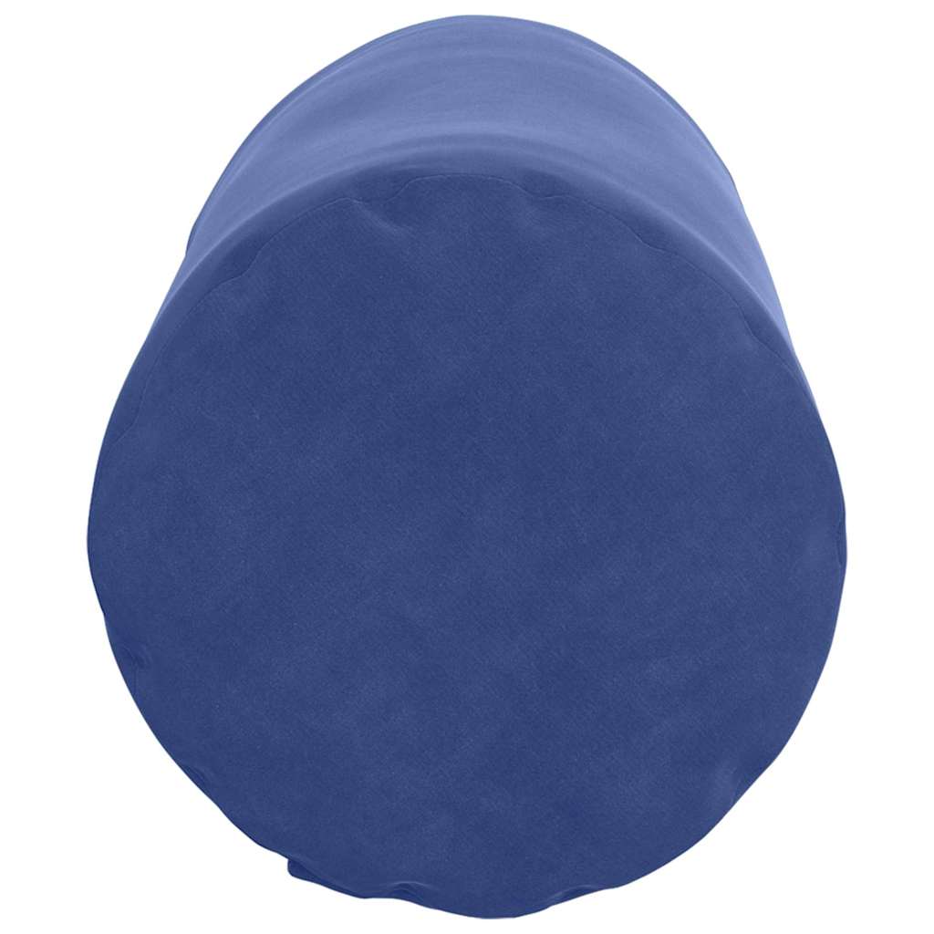 Bolsterkissen 2 Stück Polizeiblau Ø 15 x 40 cm Cordstoff