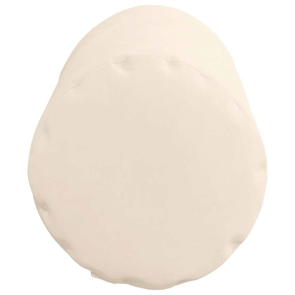 Bolsterkissen 2 Stück Beige Ø 15 x 40 cm Mikrofaserstoff