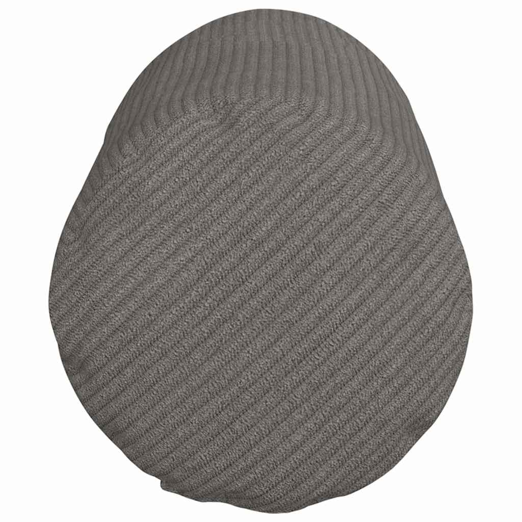 Bolsterkissen 2 pcs Hellgrau Ø 15 x 40 cm Cordstoff