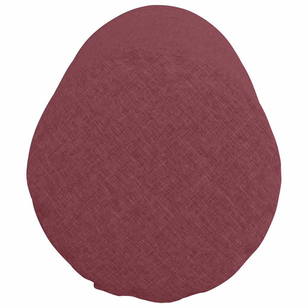 Bolsterkissen 2 Stück Weinrot Ø 25 x 70 cm Stoff