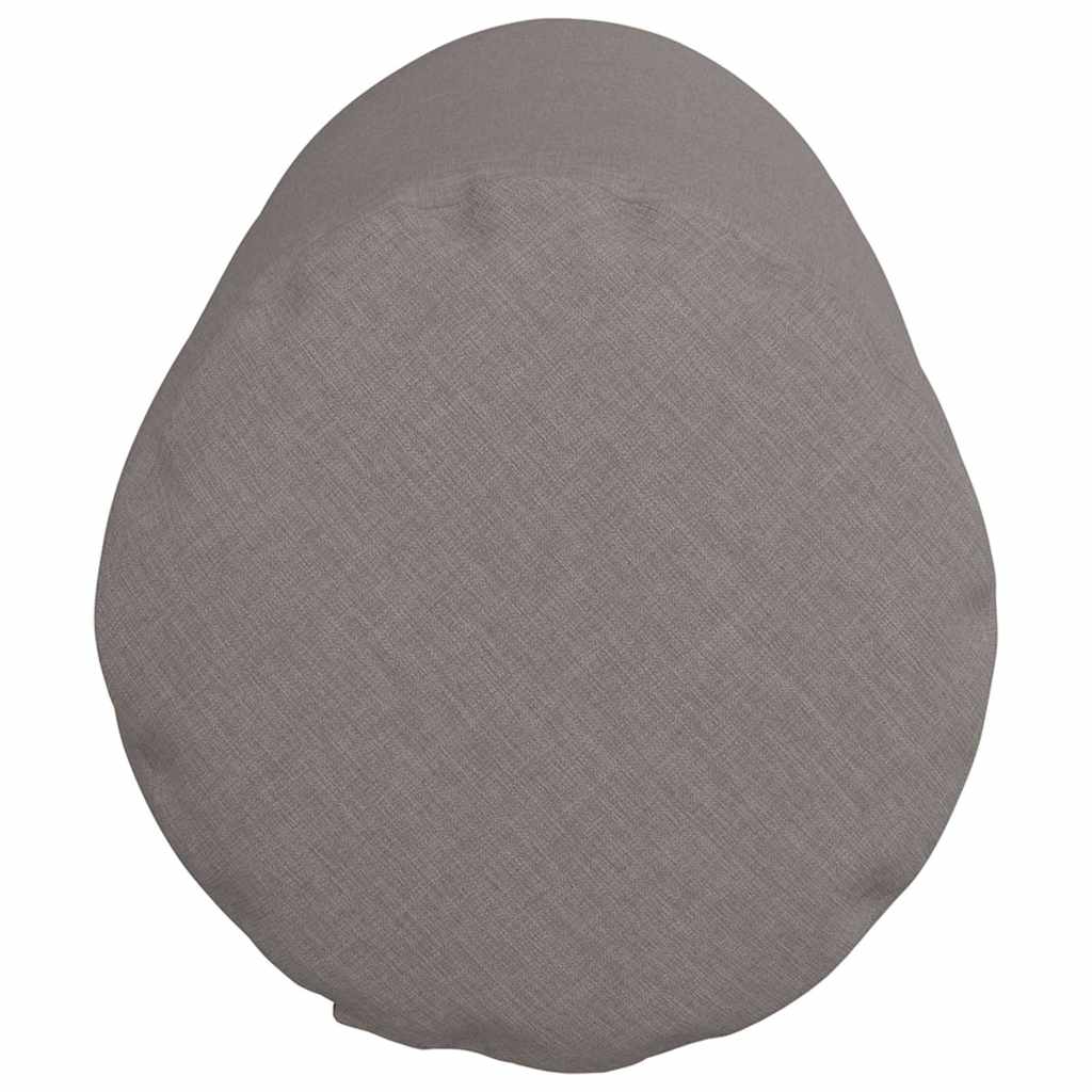 Bolsterkissen 2 Stück Taupe Ø 25 x 70 cm Stoff
