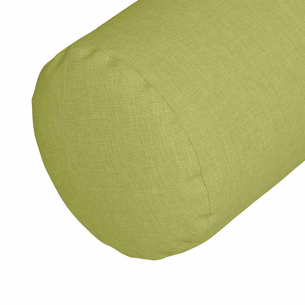 Bolsterkissen 2 Stück Hellgrün Ø 25 x 70 cm Stoff