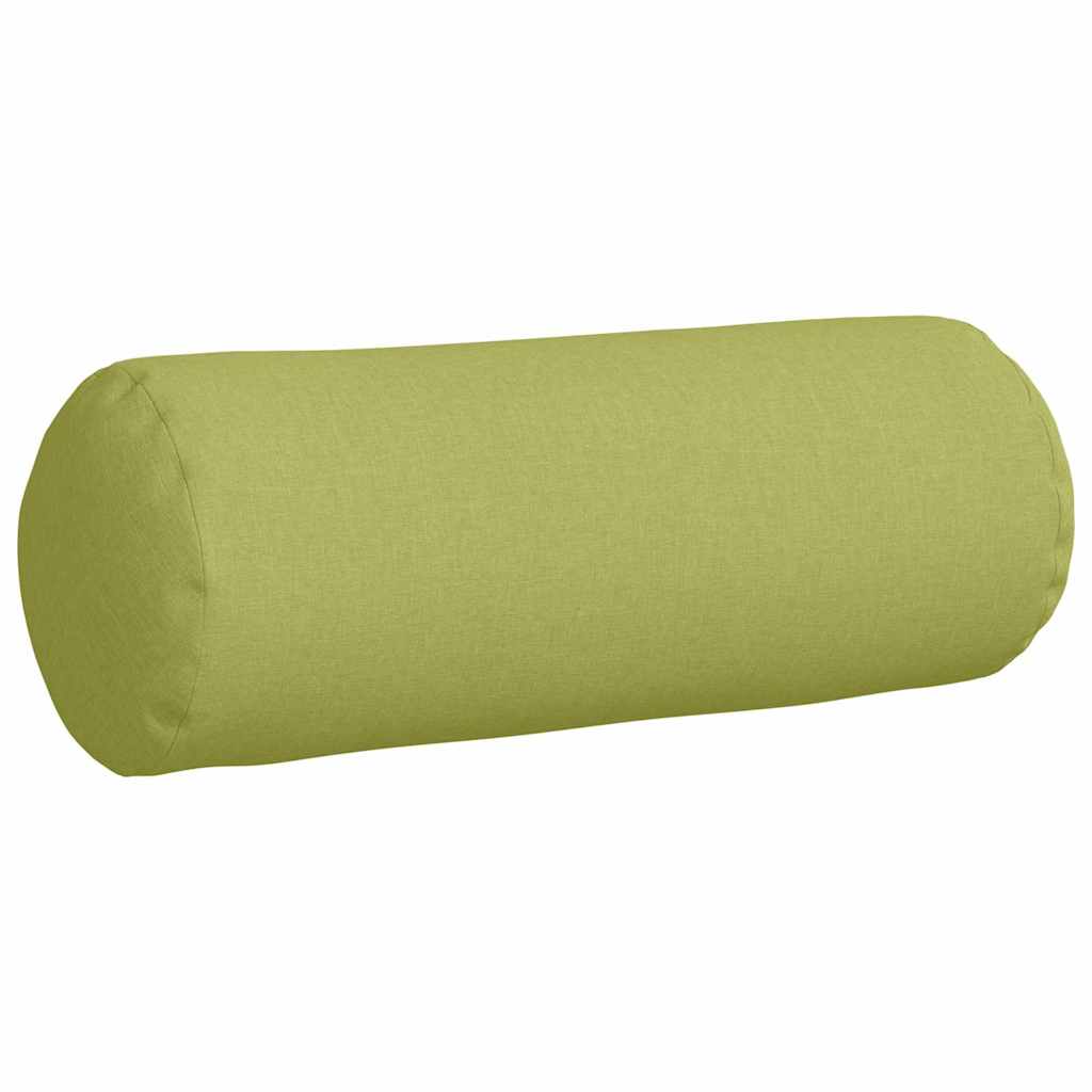 Bolsterkissen 2 Stück Hellgrün Ø 25 x 70 cm Stoff