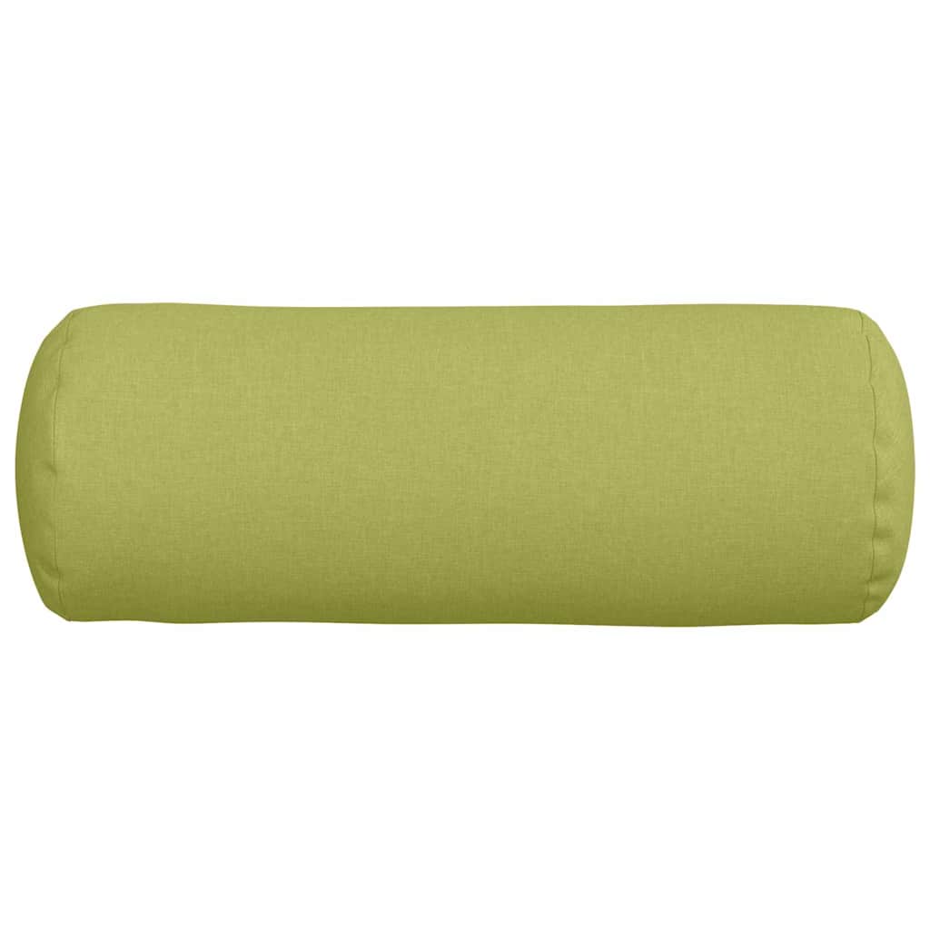Bolsterkissen 2 Stück Hellgrün Ø 25 x 70 cm Stoff