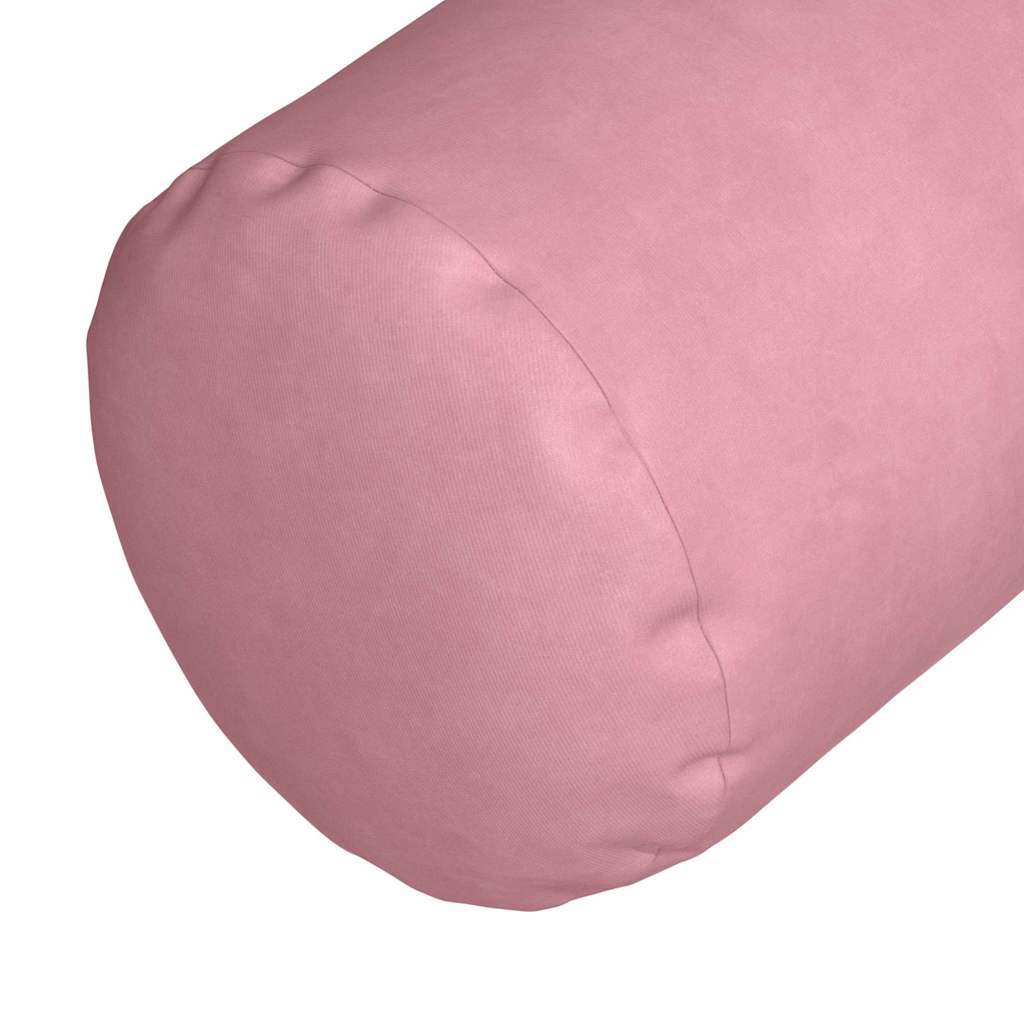 Bolsterkissen 2 Stück Rosa Ø 25 x 70 cm Cordstoff