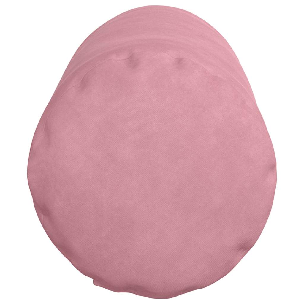 Bolsterkissen 2 Stück Rosa Ø 25 x 70 cm Cordstoff