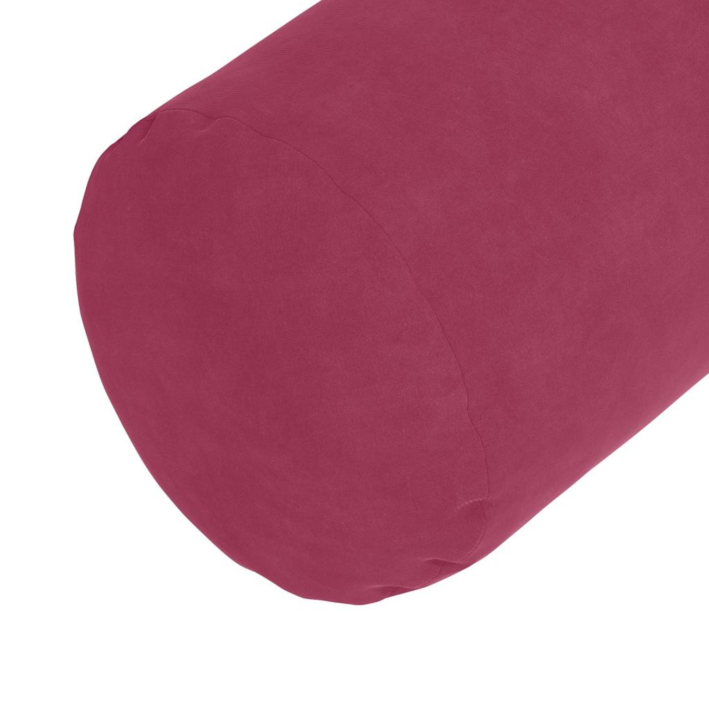 Bolsterkissen 2 Stück Weinrot Ø 25 x 70 cm Cordstoff