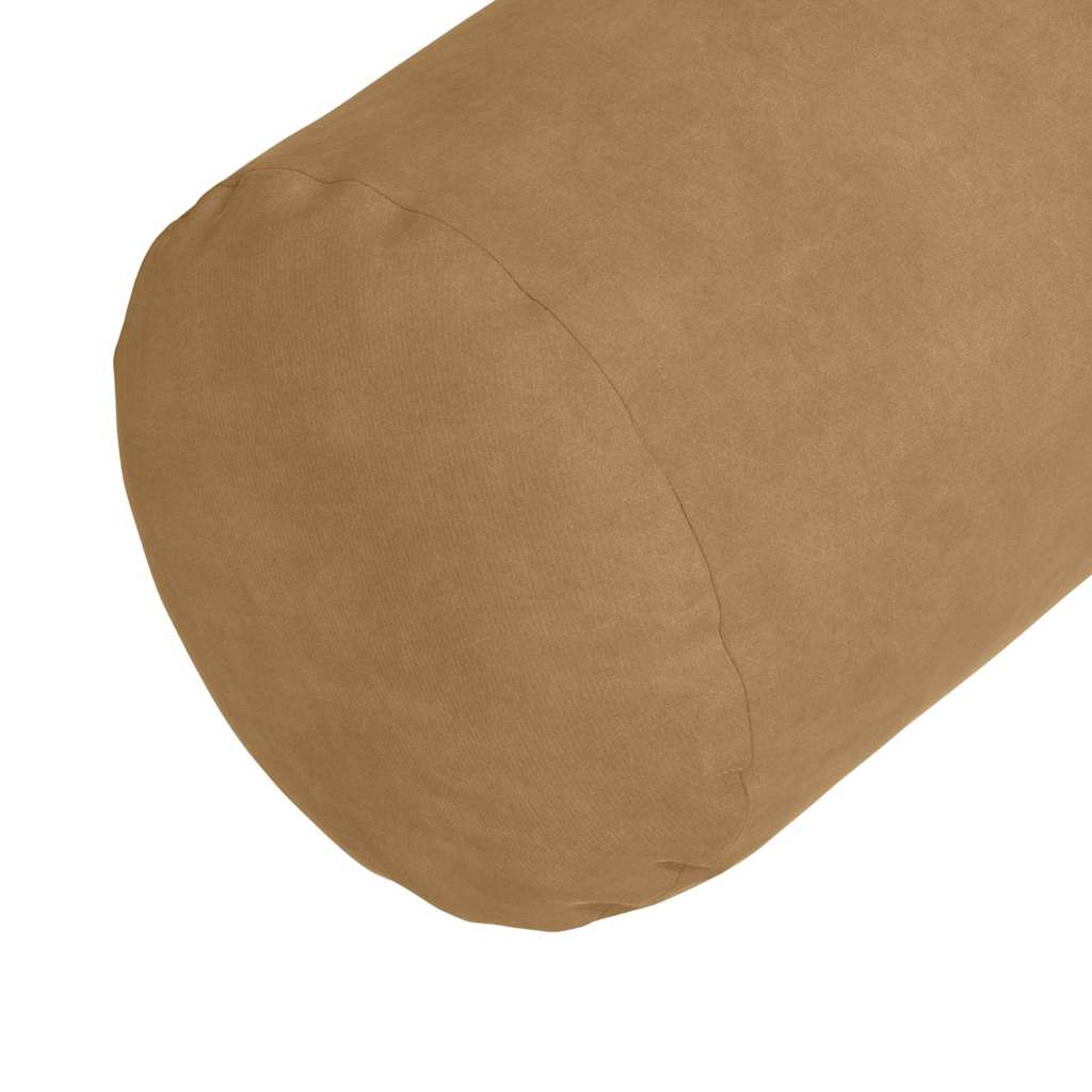 Bolsterkissen 2 Stück Braun Ø 25 x 70 cm Cordstoff