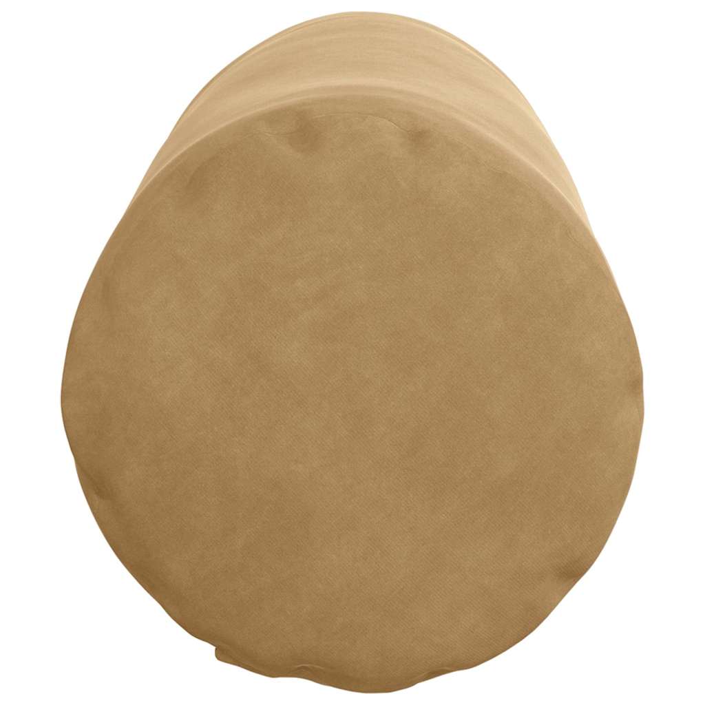 Bolsterkissen 2 Stück Braun Ø 25 x 70 cm Cordstoff