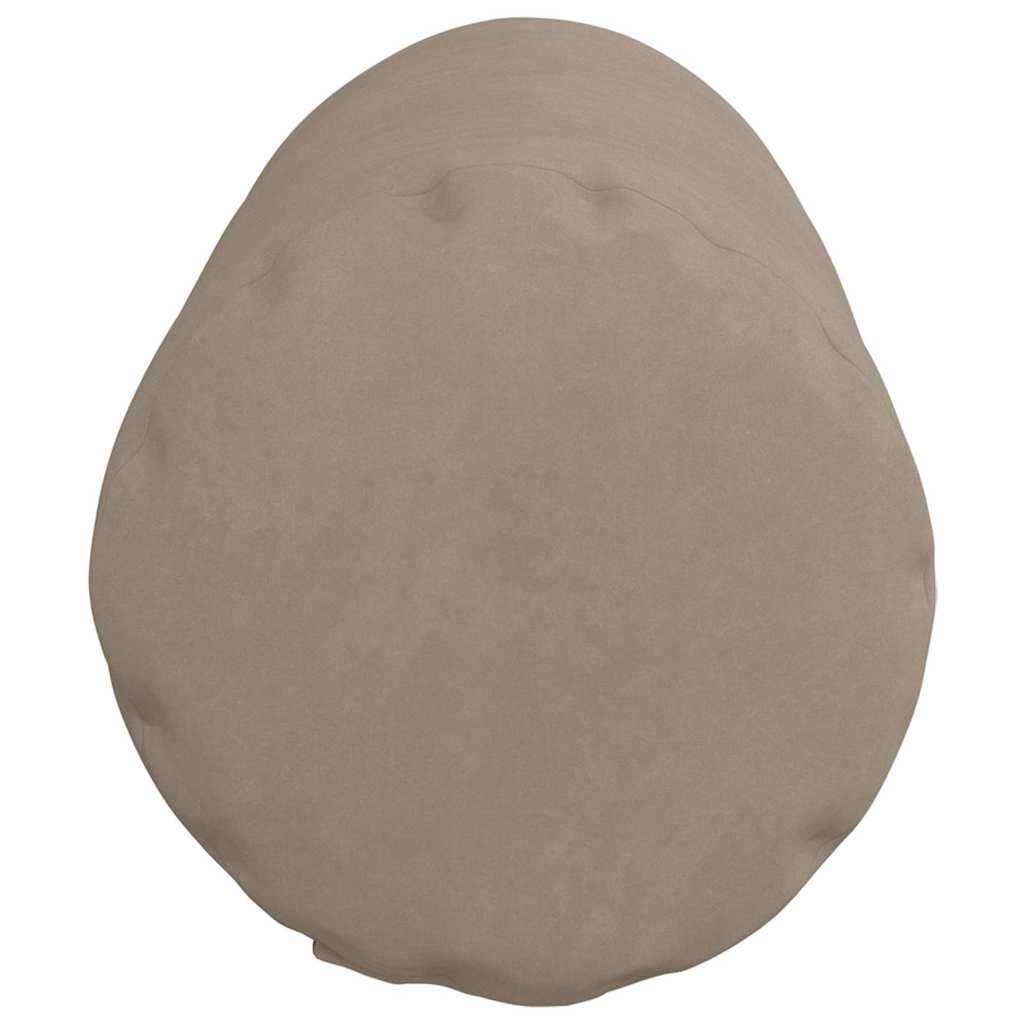 Bolsterkissen 2 Stück Taupe Ø 25 x 70 cm Mikrofaserstoff