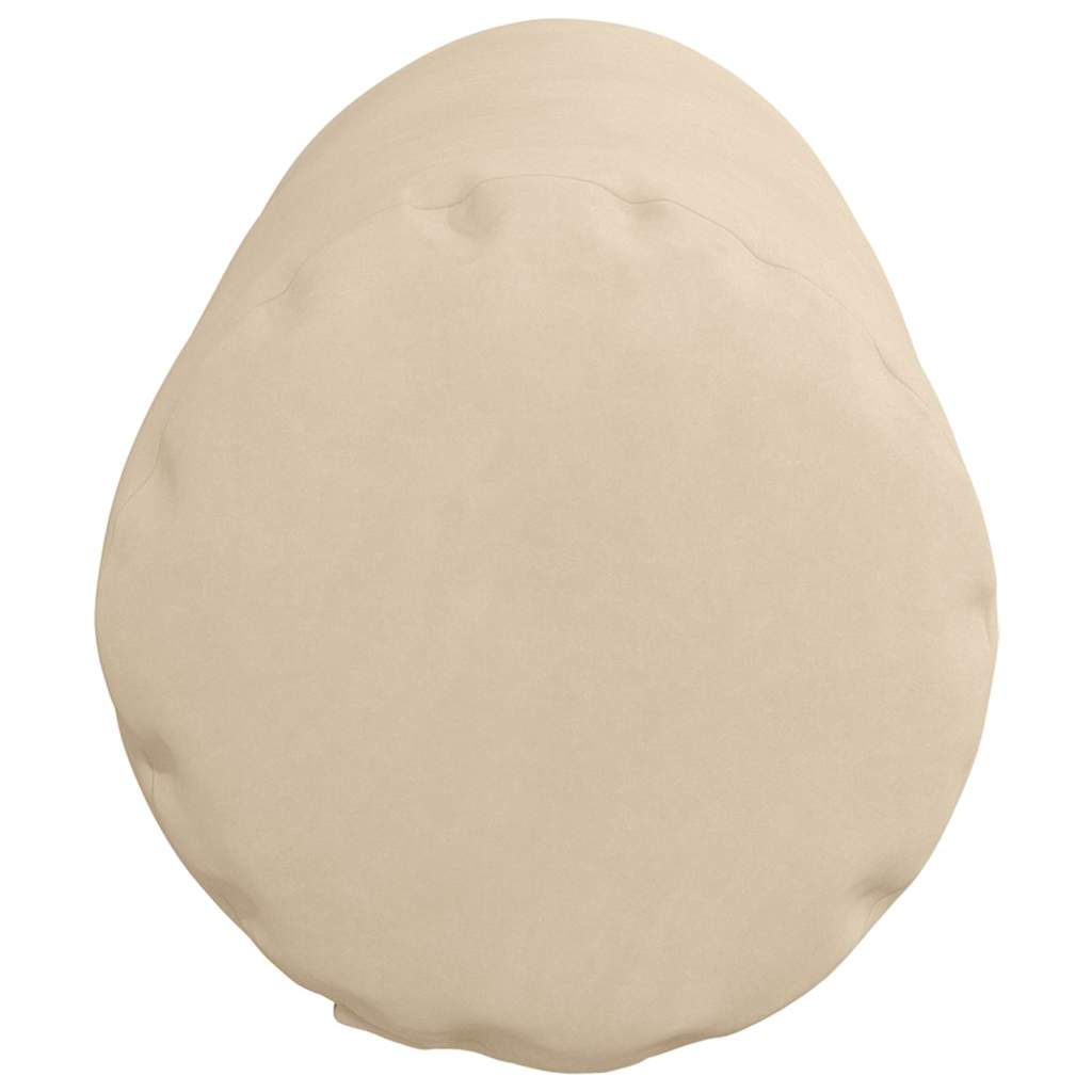 Bolsterkissen 2 Stück Creme Ø 25 x 70 cm Mikrofaserstoff