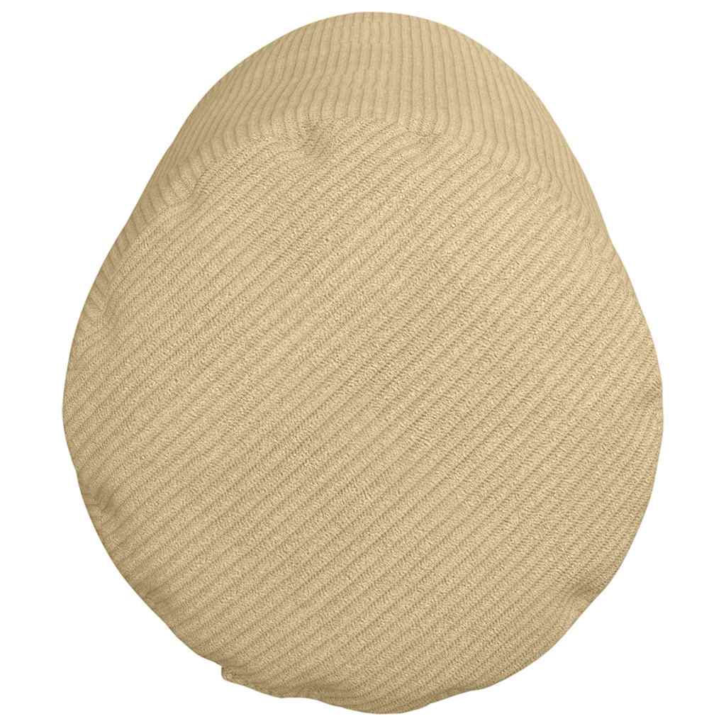 Bolsterkissen 2 Stück Grau-Grün Ø 25 x 70 cm Cordstoff