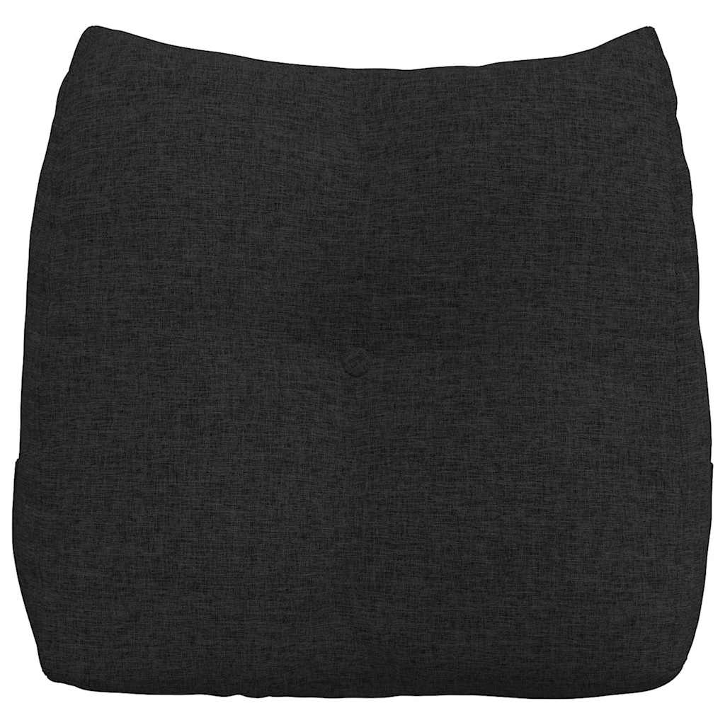 Rücken Kissen Schwarz 45 x 24 x 50 cm Stoff