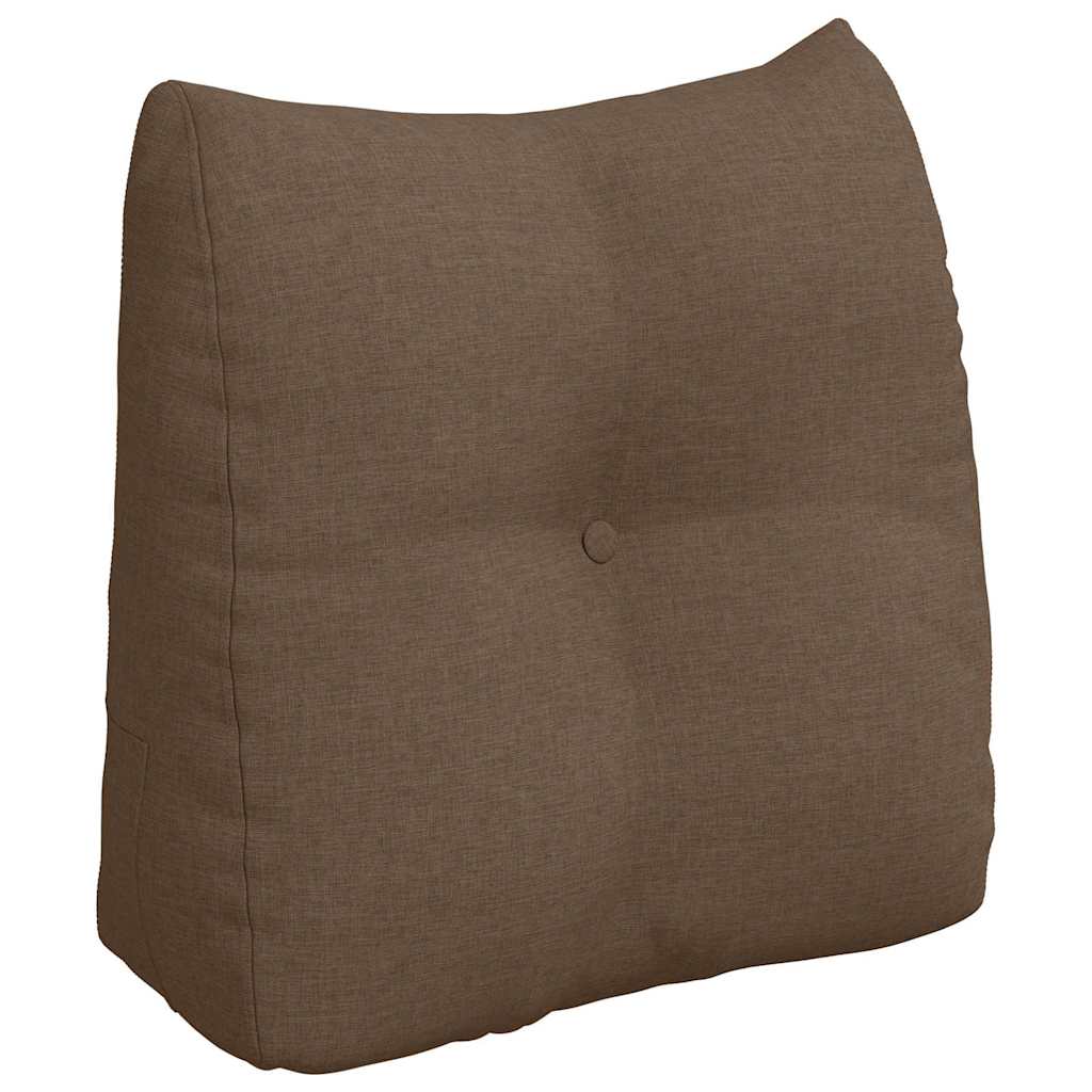 Rücken Kissen Braun 45 x 24 x 50 cm Stoff